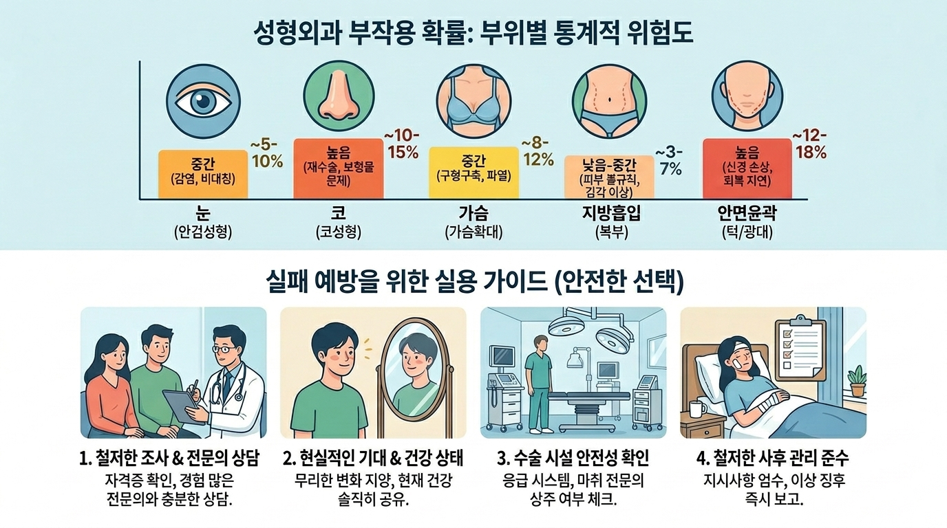 수술 부작용 확률: 통계로 본 부위별 위험 예방과 상담 전 확인 기준